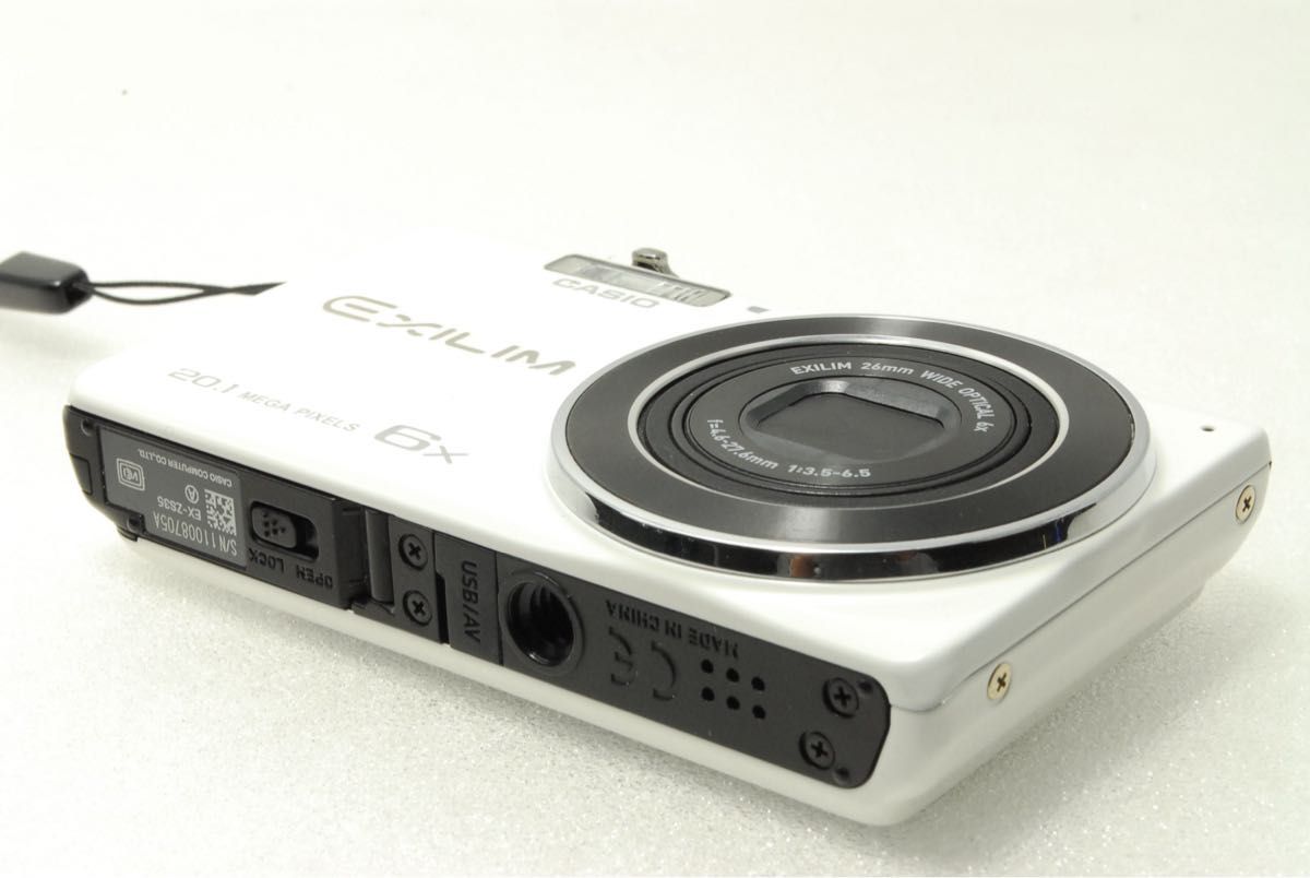 CASIO EXILIM EX-ZS35 スマホ転送 動作確認済 ホワイト コンデジ