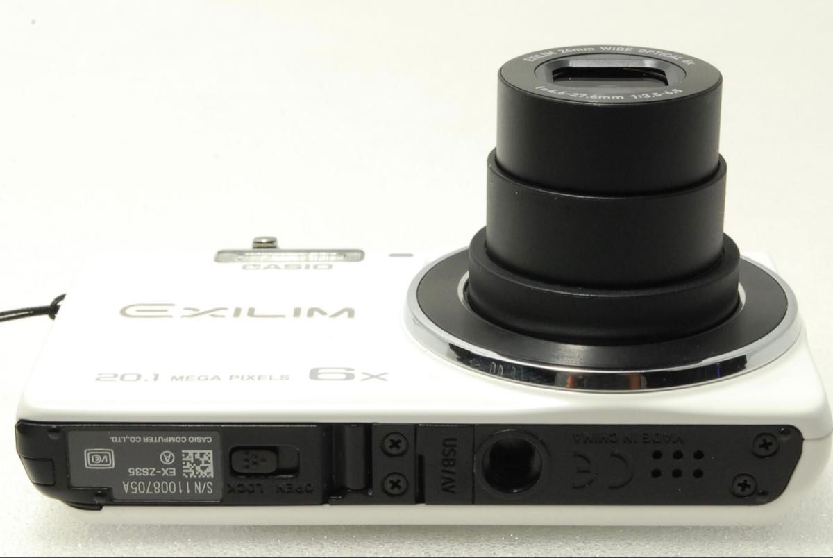CASIO EXILIM EX-ZS35 スマホ転送 動作確認済 ホワイト コンデジ