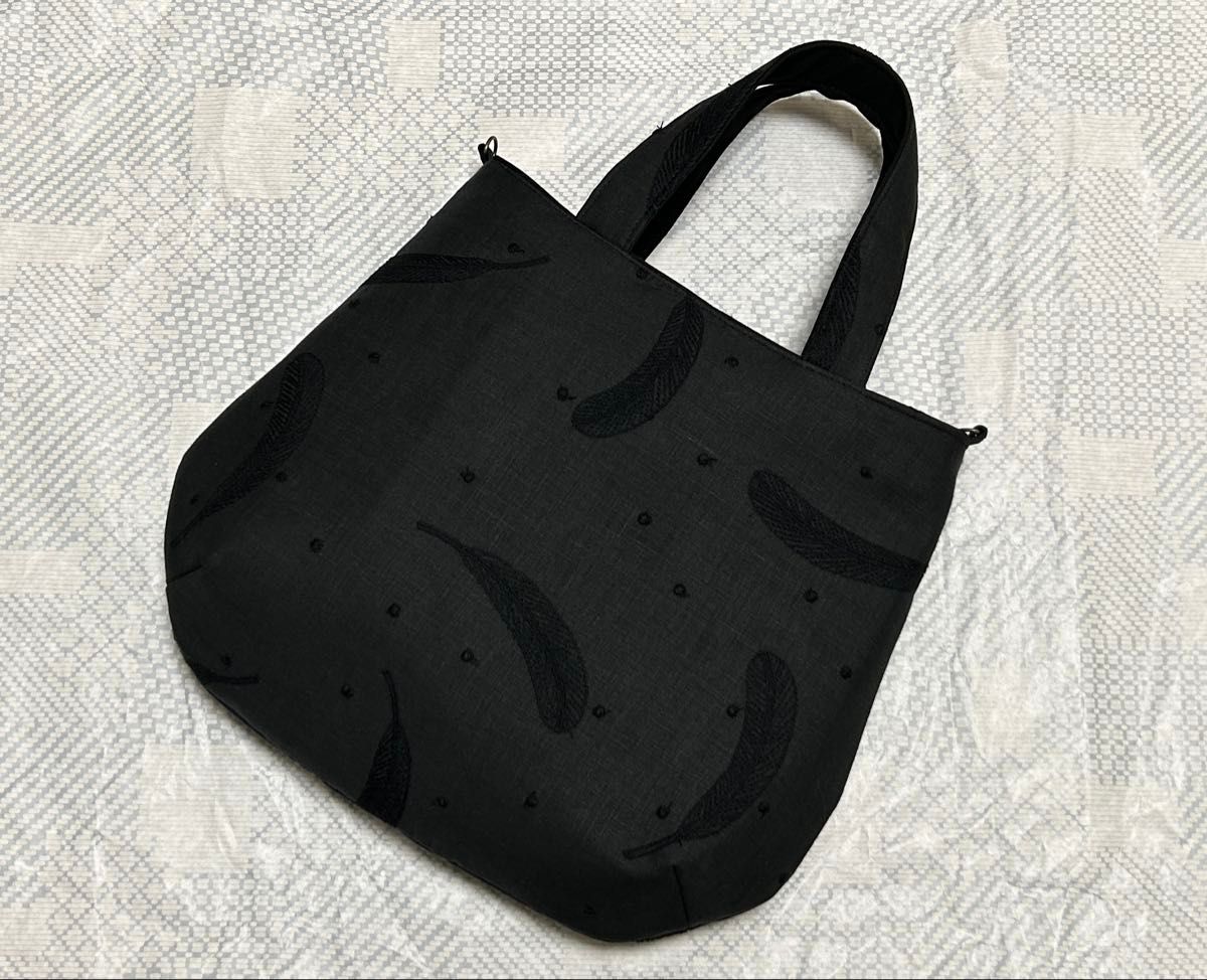 ハンドメイド ミナペルホネン featherdance コロりんトート｜Yahoo