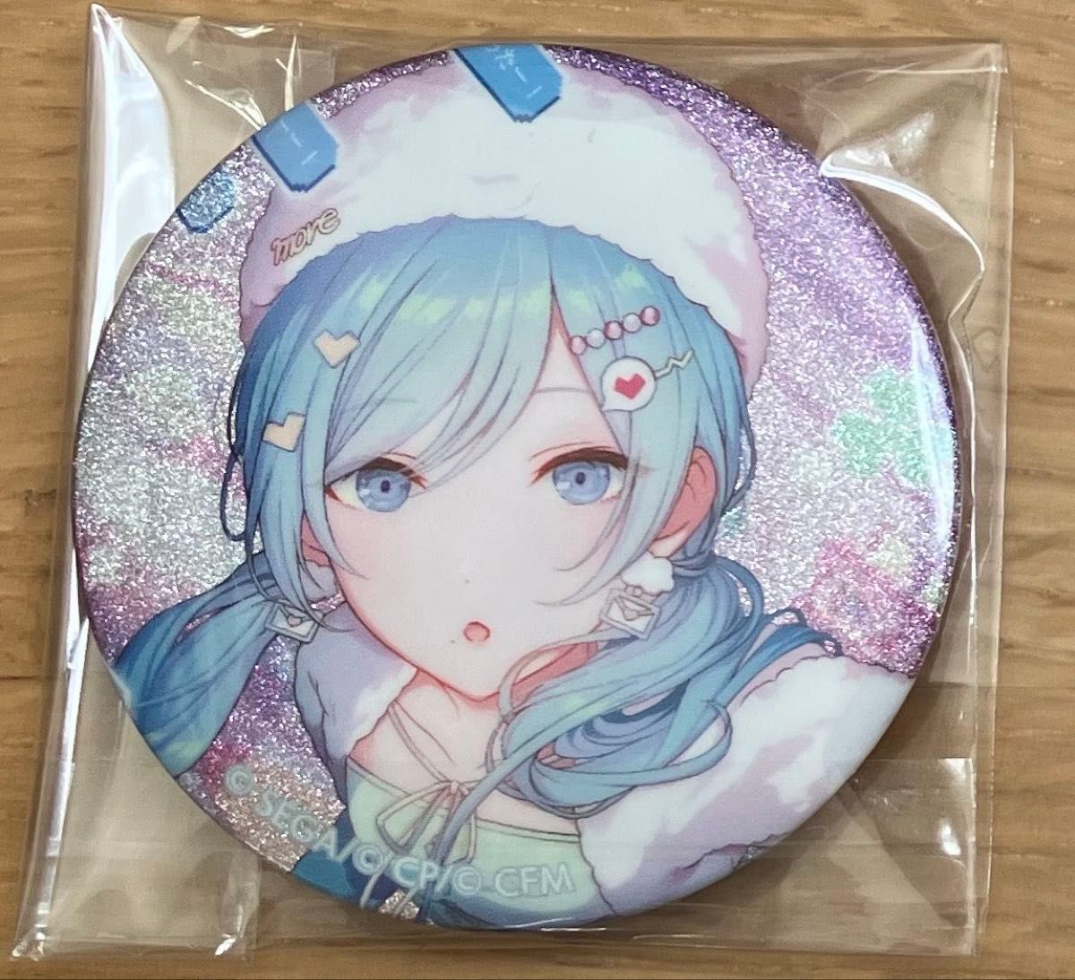 プロセカ 日野森雫 グリッター缶バッジ 46B プロジェクトセカイ 缶