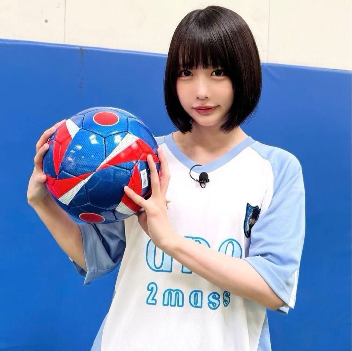 新品XLあのちゃんanoユニフォームあのTシャツanoサッカーシャツJAPAN