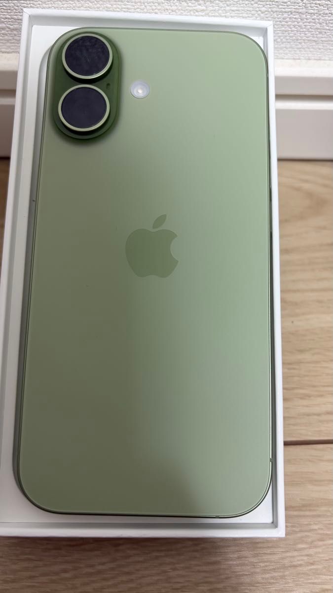 iPhone17 256 gb GB 超美品 本体 セージ オマケあり SIMフリー ガラス