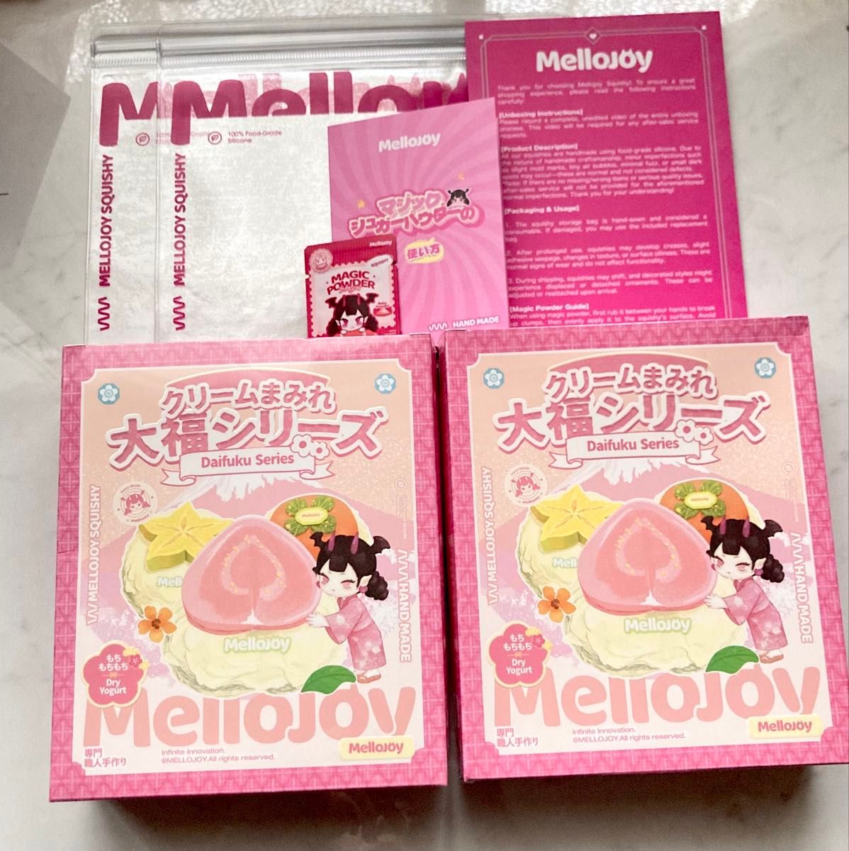 Mellojoy クリームまみれ大福 2箱セット スクイーズ｜Yahoo!フリマ（旧