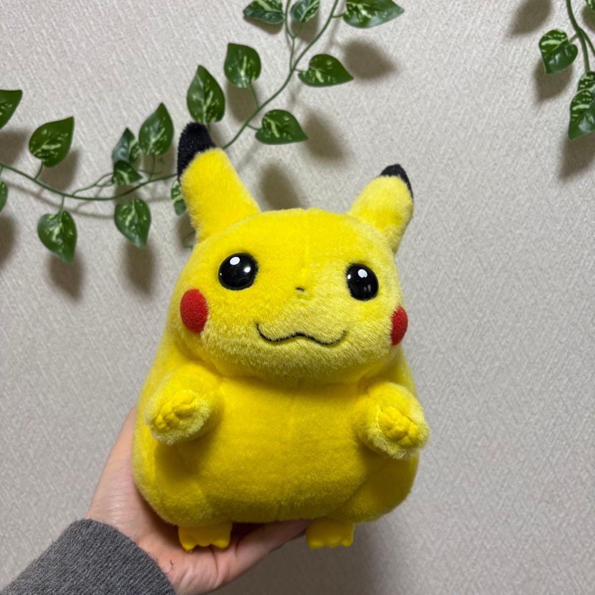 美品 希少初期1990年ピカチュウ ぬいぐるみ ポケモン TOMY 後ろ