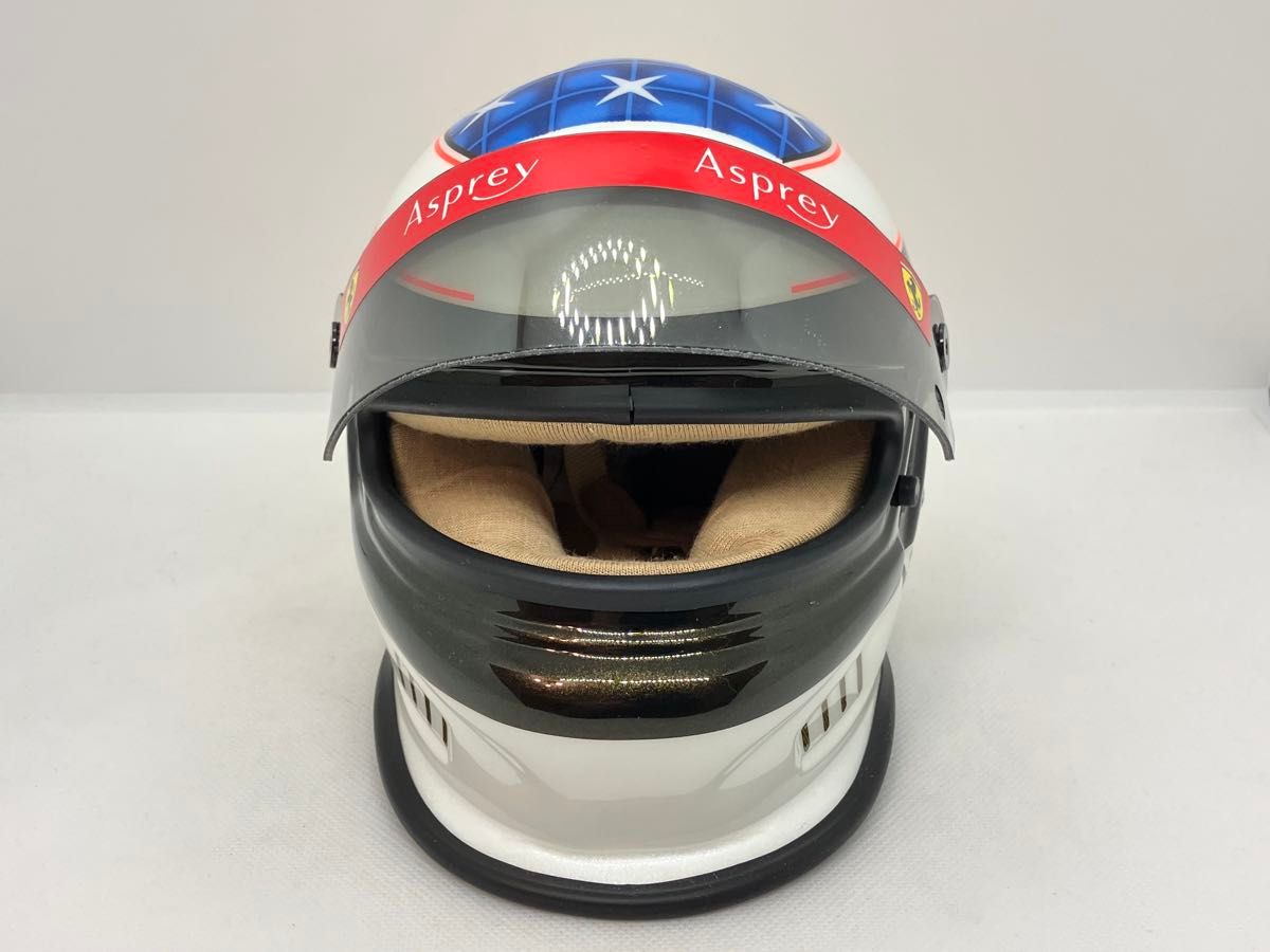 M シューマッハ 1/2 ヘルメット 1996 スペインGP フェラーリ移籍後初