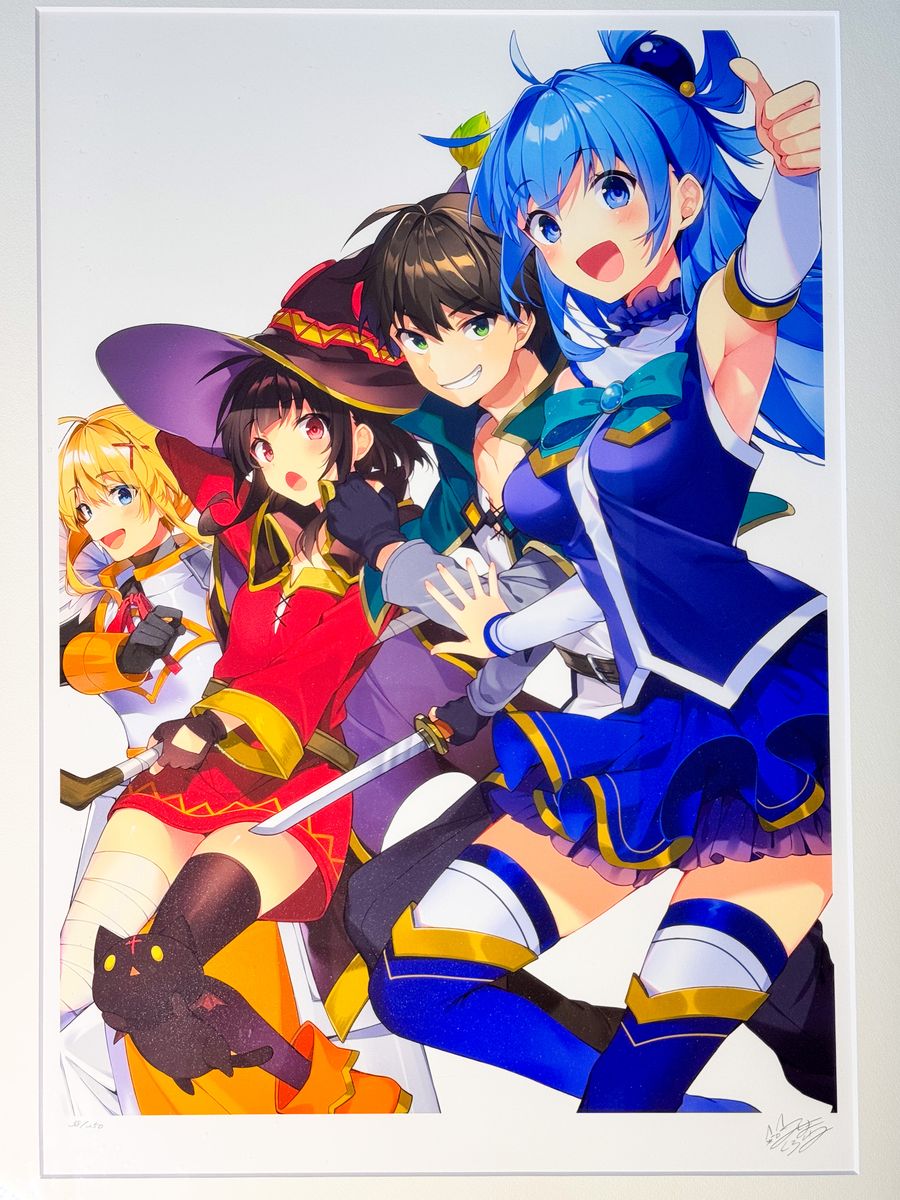 この素晴らしい世界に祝福を！ TRPG アールビバン 三嶋くろね 版画