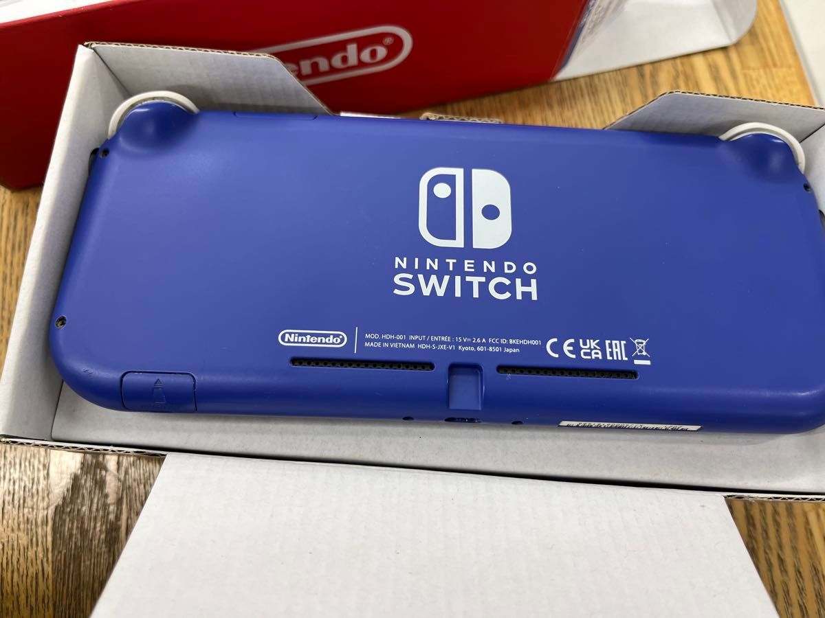 Nintendo Switch Lite ブルー本体【箱とACアダプター付き】訳アリ品