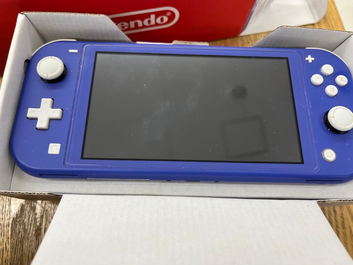 Nintendo Switch Lite ブルー本体【箱とACアダプター付き】訳アリ品