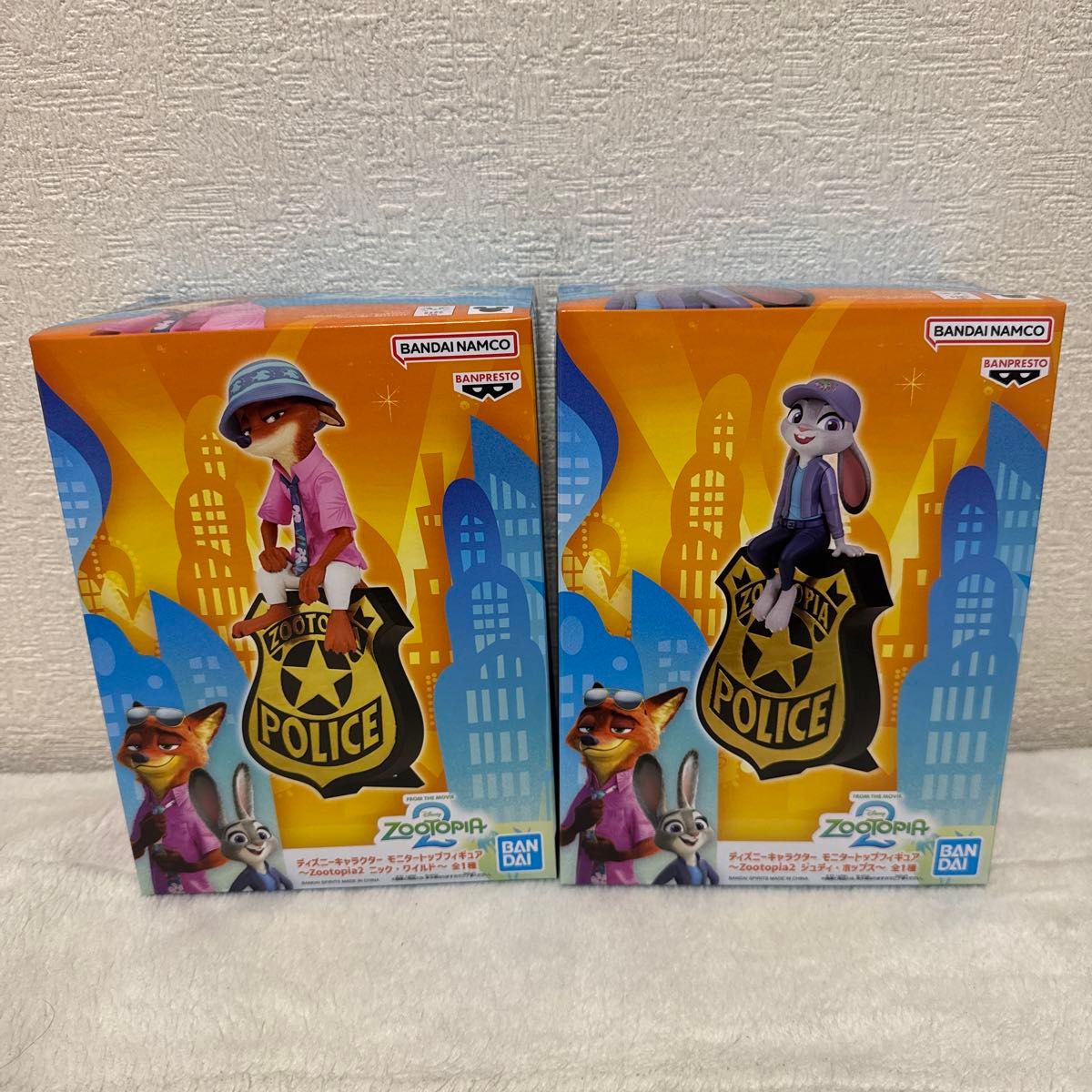 ディズニー ズートピア2 モニタートップフィギュア ニック＆ジュディ 2
