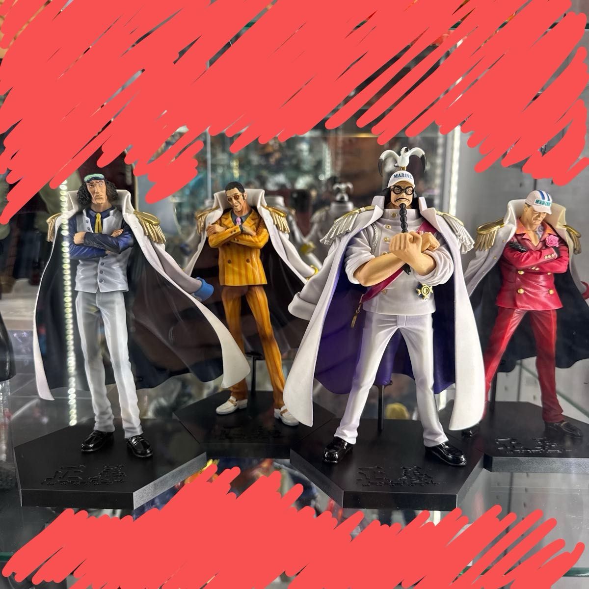 ワンピースフィギュア海軍13体セット ワンピースフィギュア海軍13体