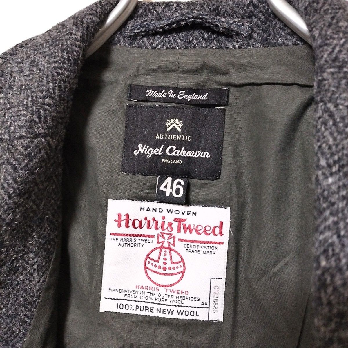 Nigel Cabourn HARRIS TWEED MALLORY VEST ナイジェルケーボン ハリス