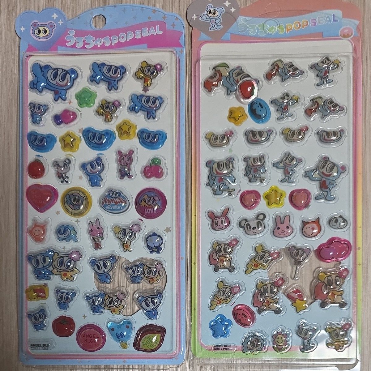エンジェルブルー うるちゅるPOPシール ボンボンドロップシール 硬い