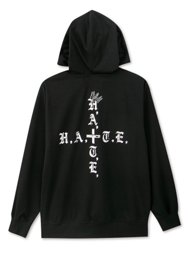 スターダム 上谷沙弥 HATE スウェット上下 3L ジップパーカ&ジョガー