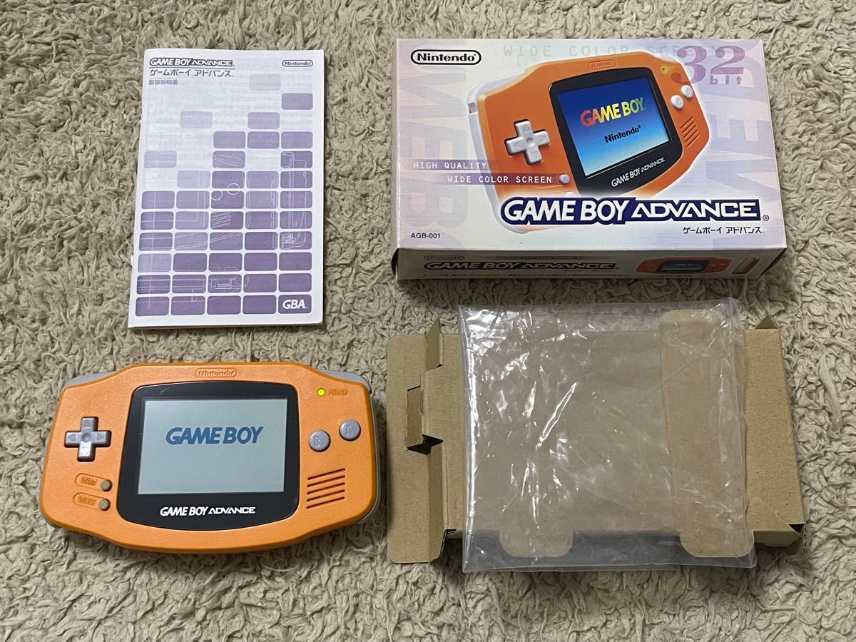 ゲームボーイアドバンス オレンジ 箱 説明書 Nintendo AGB-001｜Yahoo