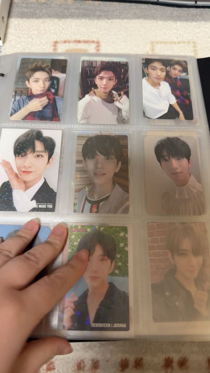 SEVENTEEN ジョシュア FACE THE SUN カラット盤 バインダー トレカ 28