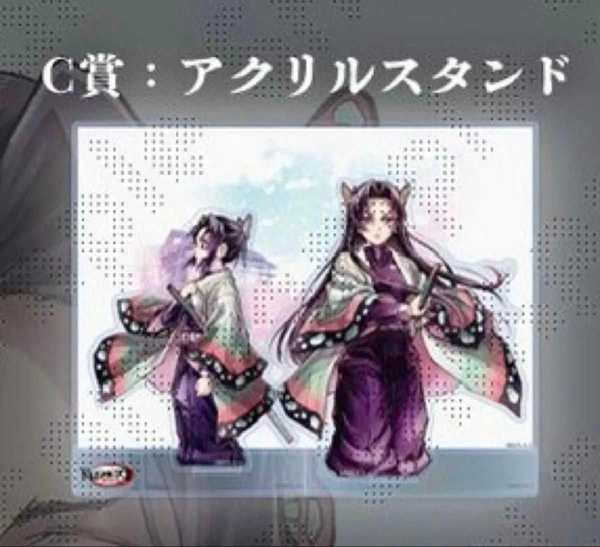 即日発送】 鬼滅の刃 繋ぐ webshopくじ しのぶとカナエ C賞 アクリル