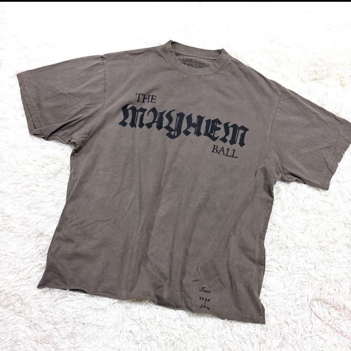 新品未使用Lady Gaga MAYHEM BALL レディガガツアーTシャツLライブ限定