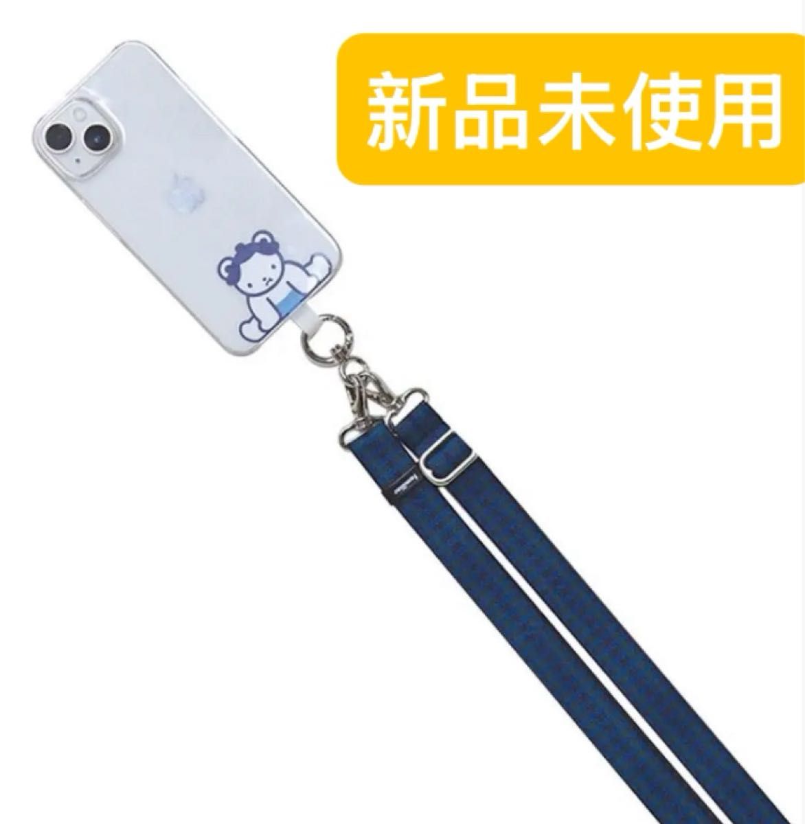 新品未使用 familiar ファミリア スマホショルダー 日本相撲協会