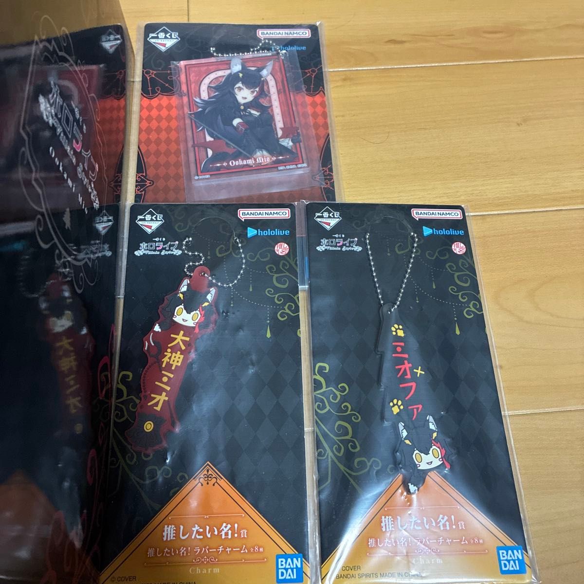 一番くじ ホロライブ 大神ミオ賞 大神ミオ フィギュア おまけ付き 4種