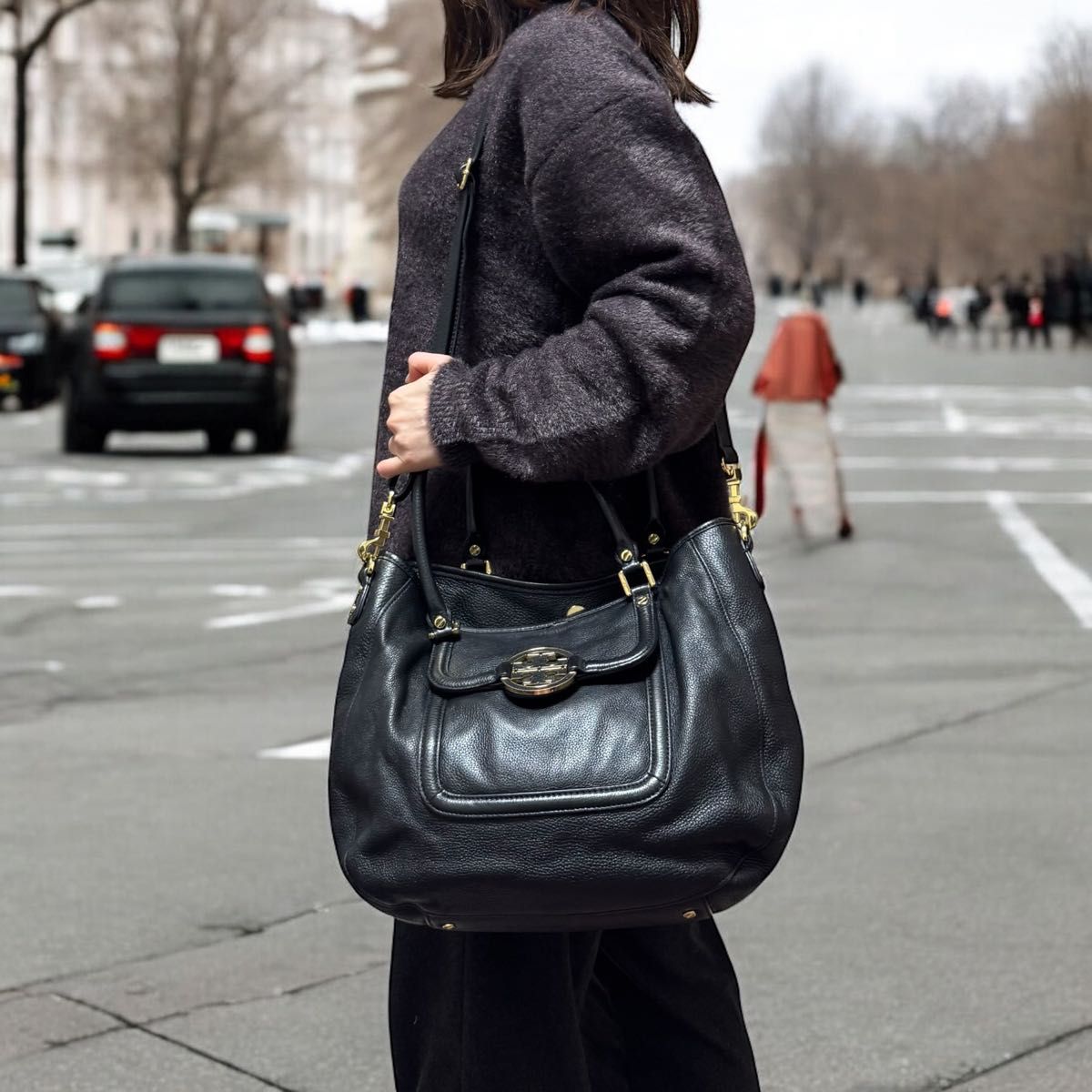 美品 TORY BURCH トリーバーチ アマンダ 2way トートバッグ ショルダー