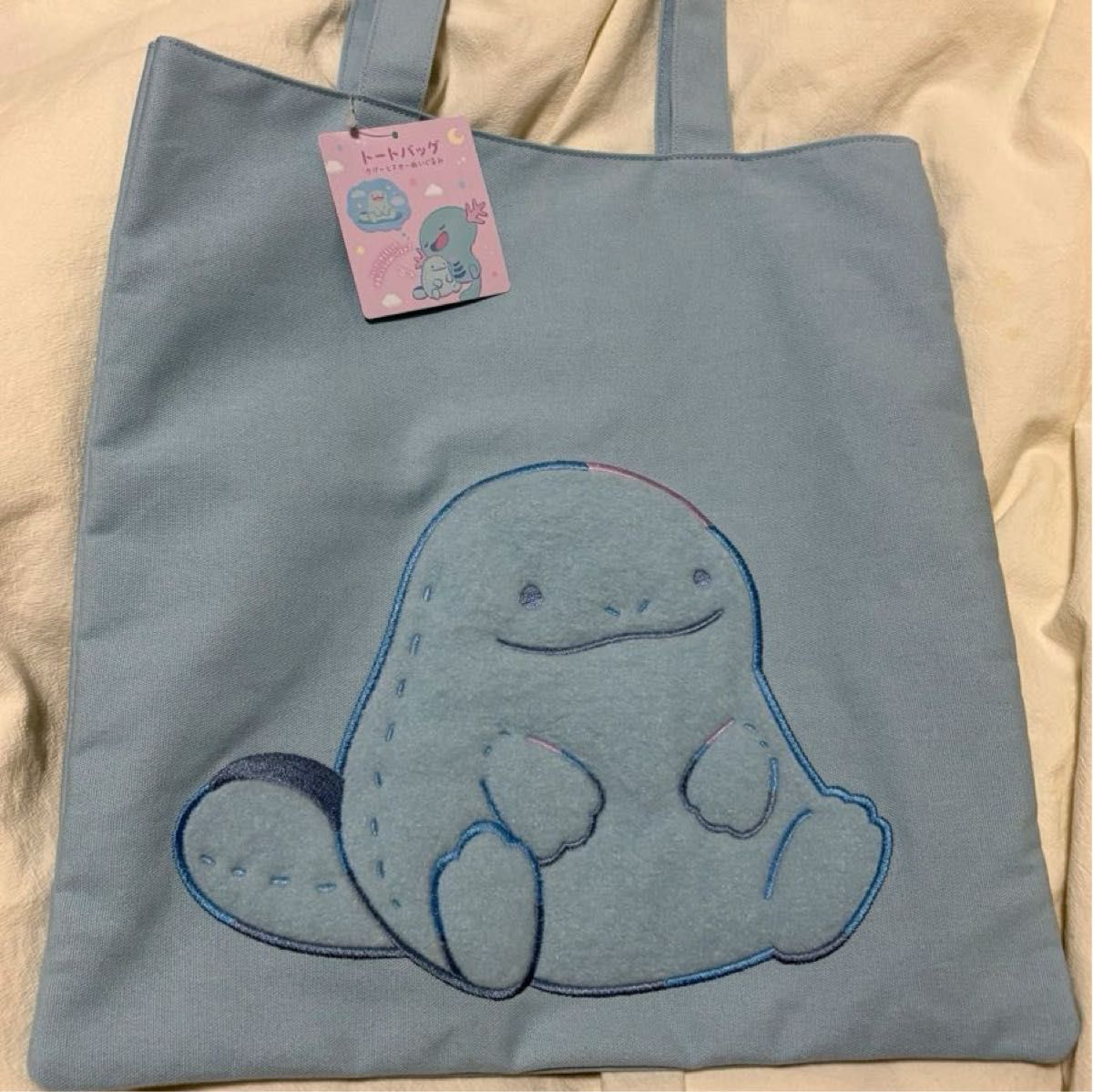 ポケモン Little Daydream トートバッグ ウパーとヌオーぬいぐるみ