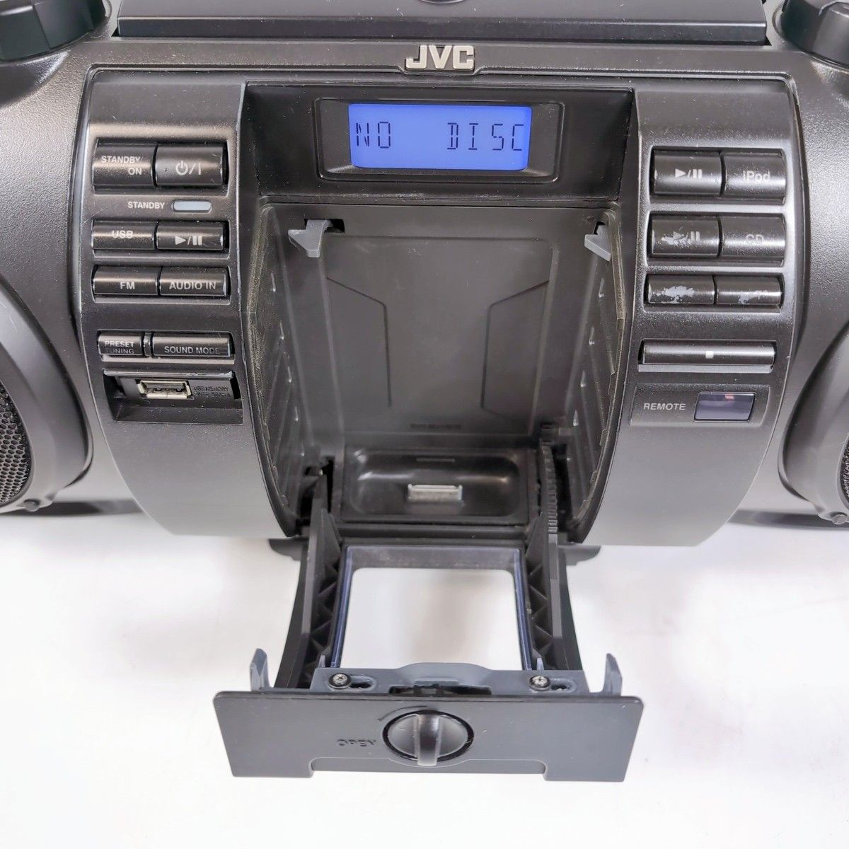 JVCケンウッド パワードウーハー CDシステム RV-NB70-B CDラジオ