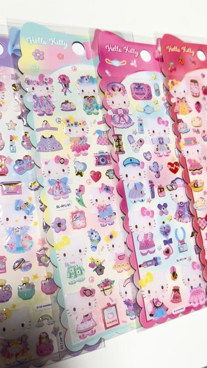 新品】サンリオ ハローキティ ジュエルシール タイルシール バレエコア
