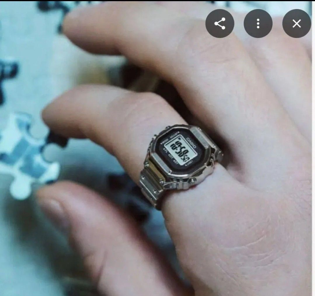 G-SHOCK NANO 2色セット リングウォッチCRW-001G-9JR ゴールド CRW-001