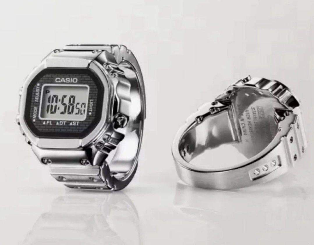 G-SHOCK NANO 2色セット リングウォッチCRW-001G-9JR ゴールド CRW-001