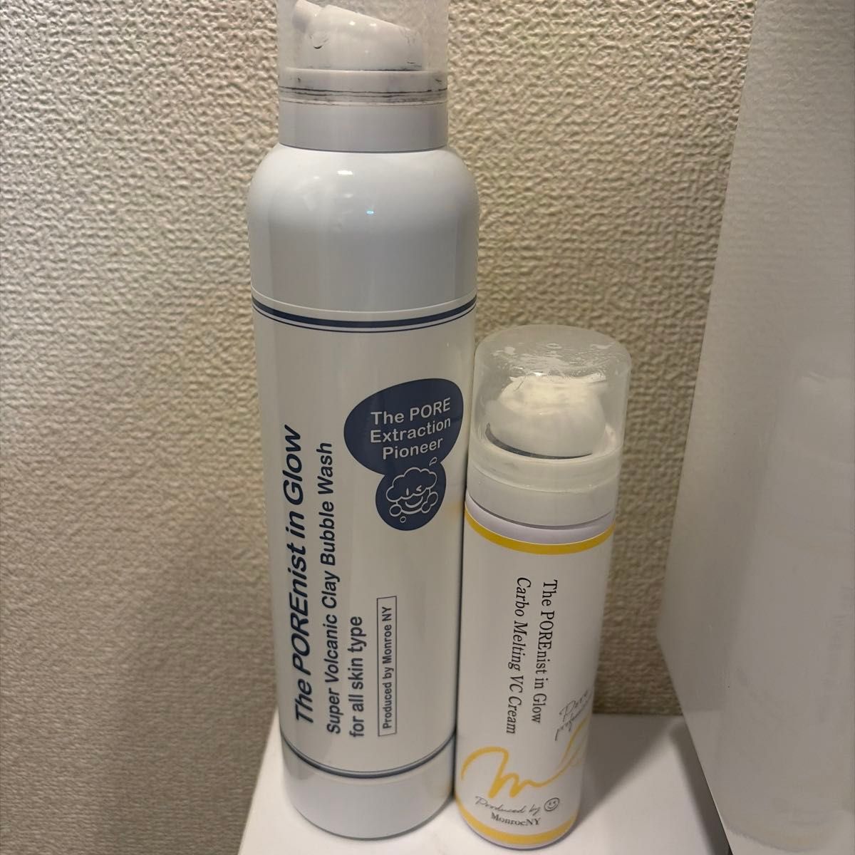 Monroe NY炭&クレイ配合炭酸洗顔 ポアニスト炭酸クリーム｜Yahoo