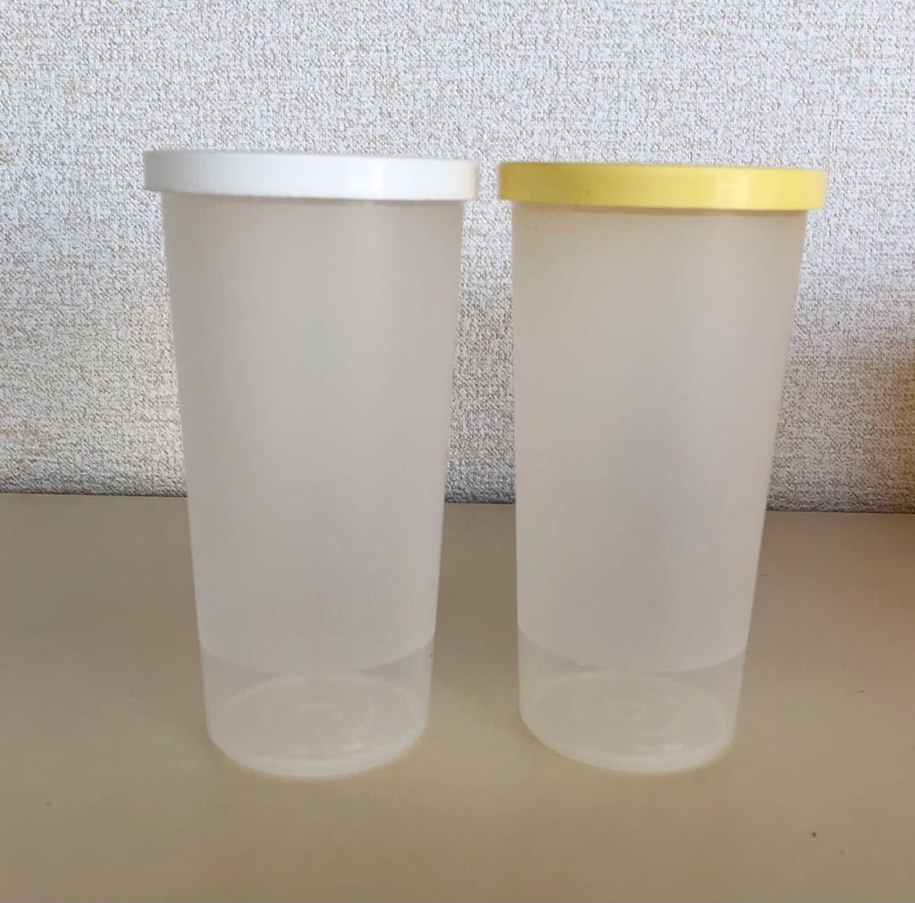 未使用品 タッパーウェア 食品保存容器 4個セット＋使用済み1個 送料