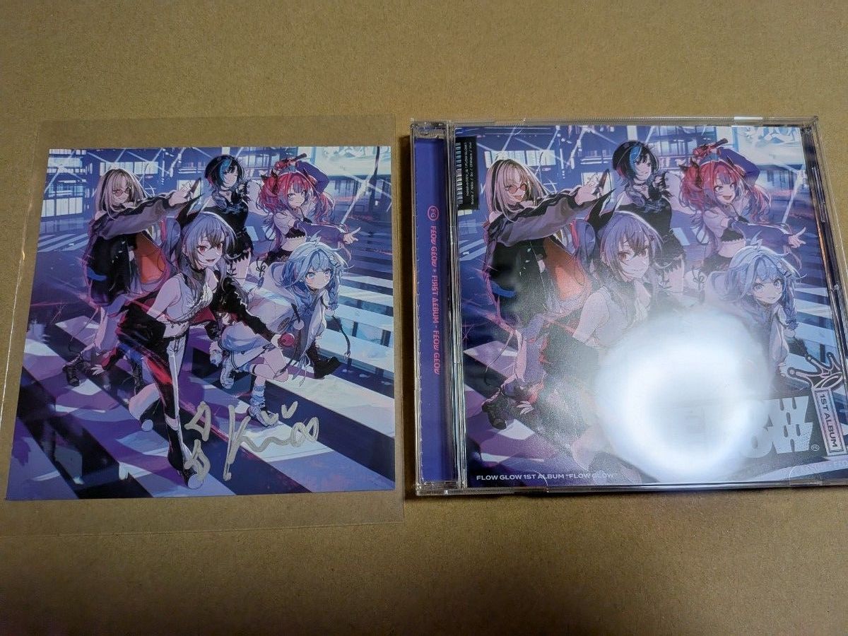 FLOW GLOW 1st アルバムアナザージャケット 直筆サイン 綺々羅々