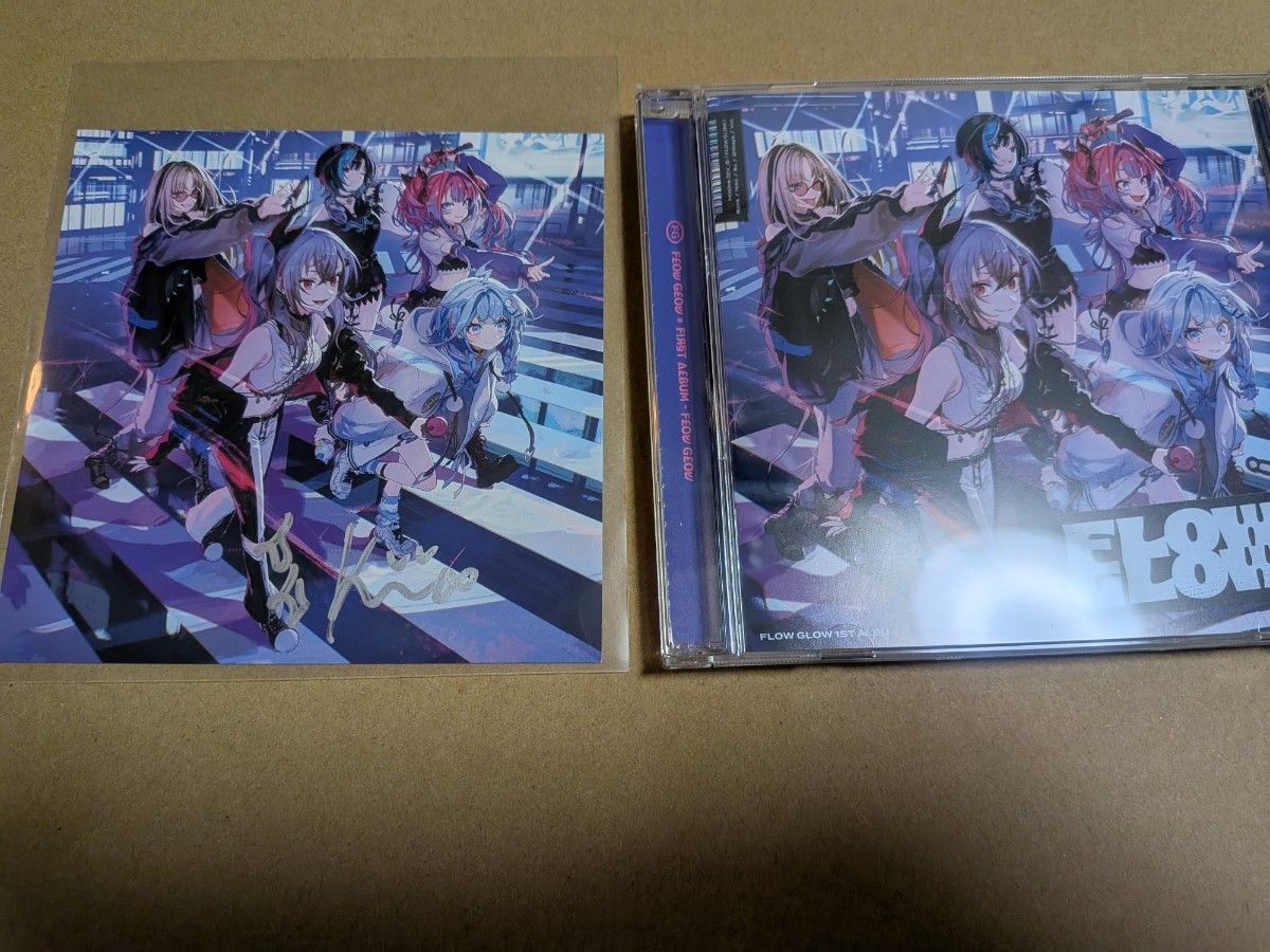FLOW GLOW 1st アルバムアナザージャケット 直筆サイン 綺々羅々