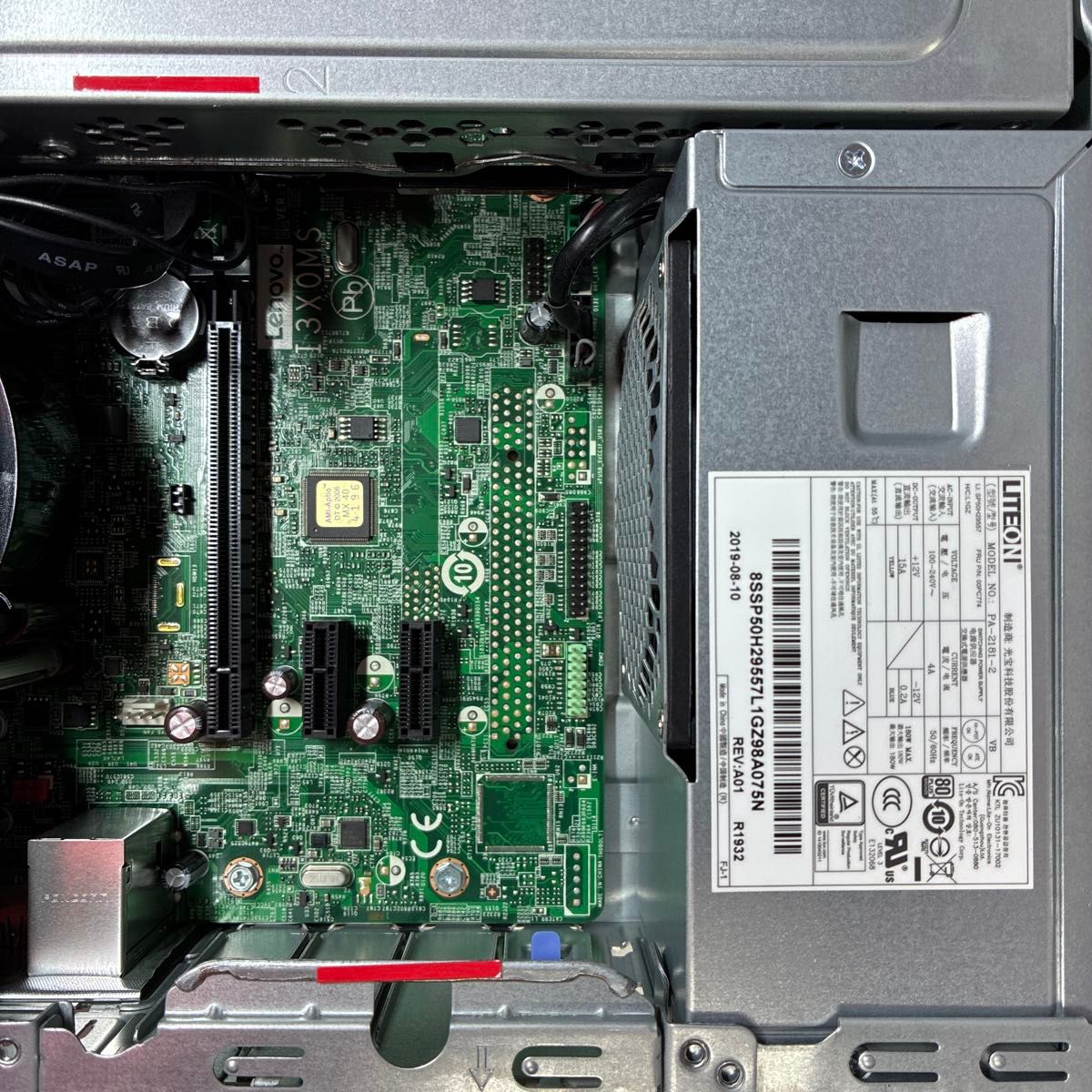 第8世代 Core i5 Lenovo ThinkCentre M720s BIOS確認済 HDD SSD非搭載
