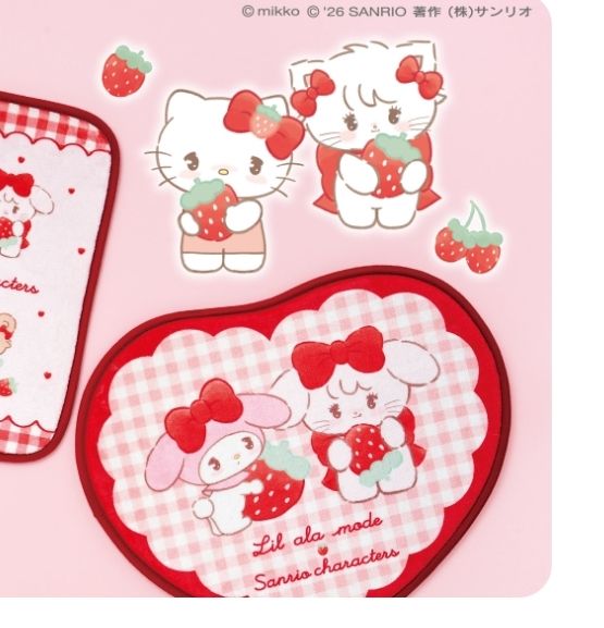 サンリオキャラクターズ mikko Lil ala mode ハートマット1番くじ