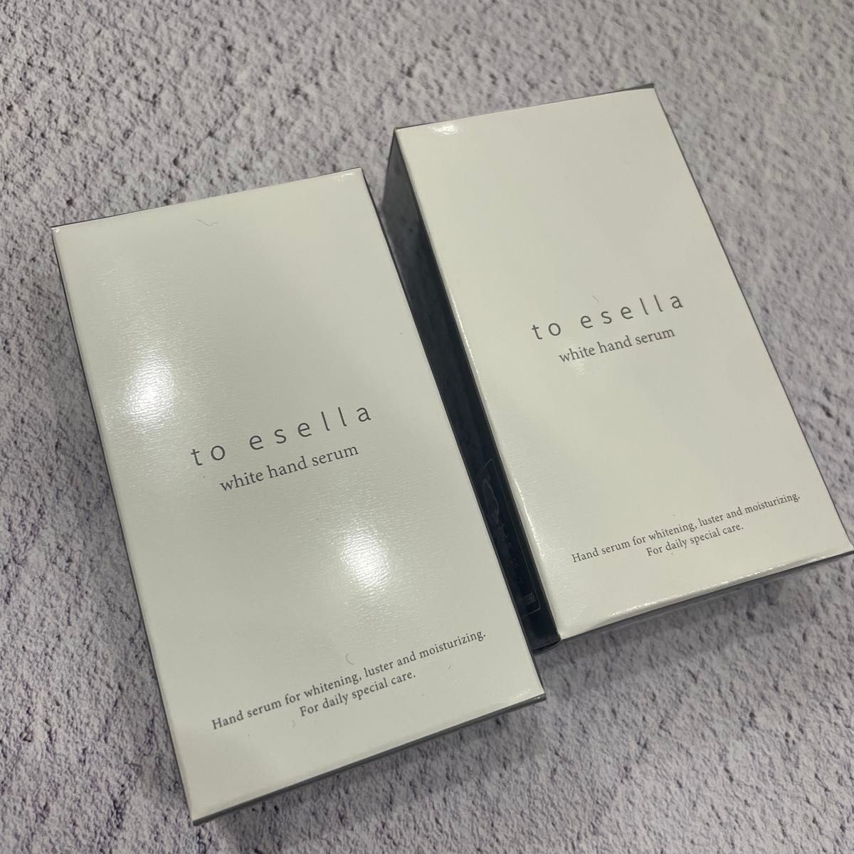 新品・未開封】to esellaホワイトハンドセラム 20mL ×2本セット