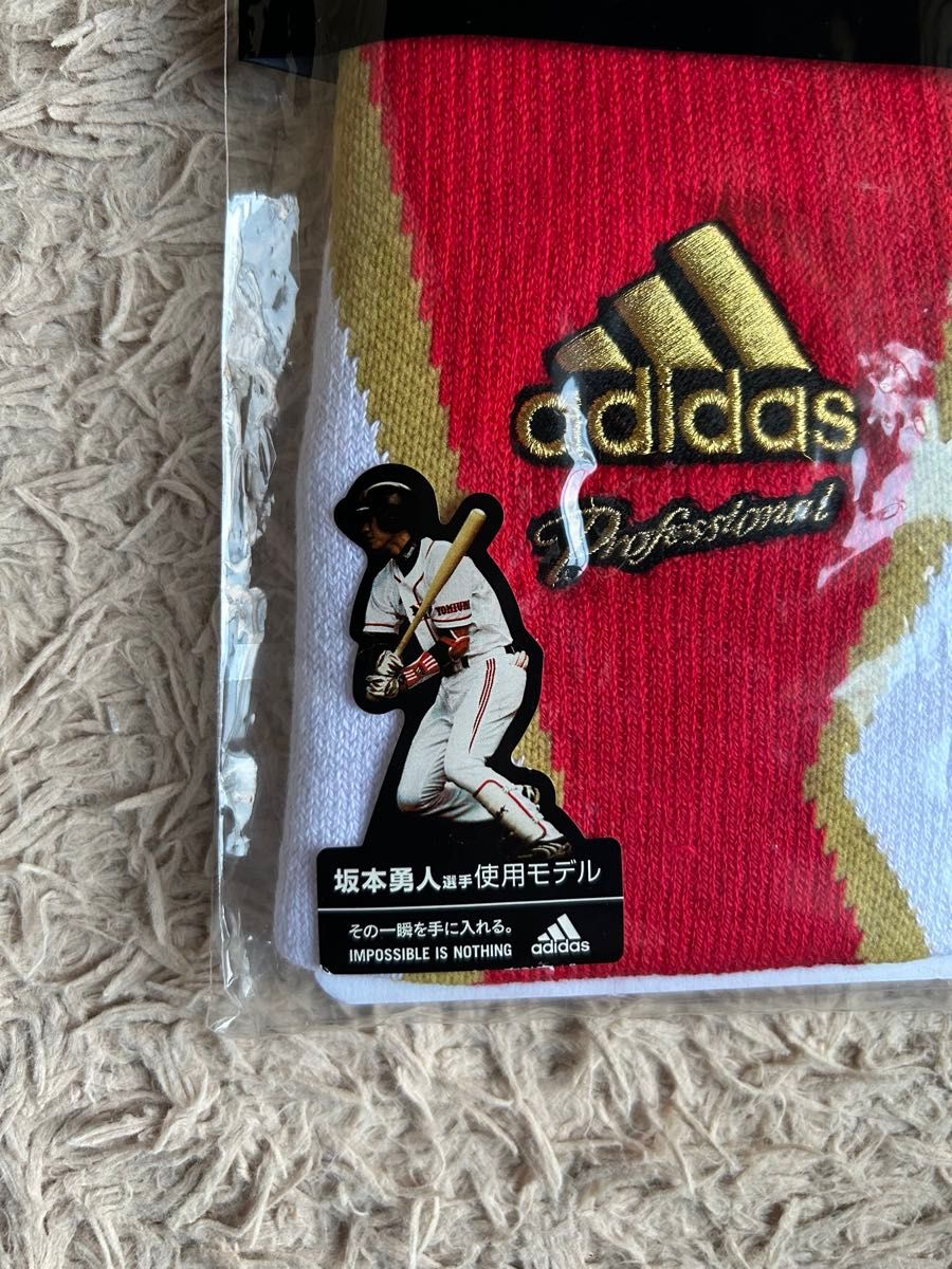 未使用品 adidas アディダス adipro リストバンド 坂本勇人選手使用