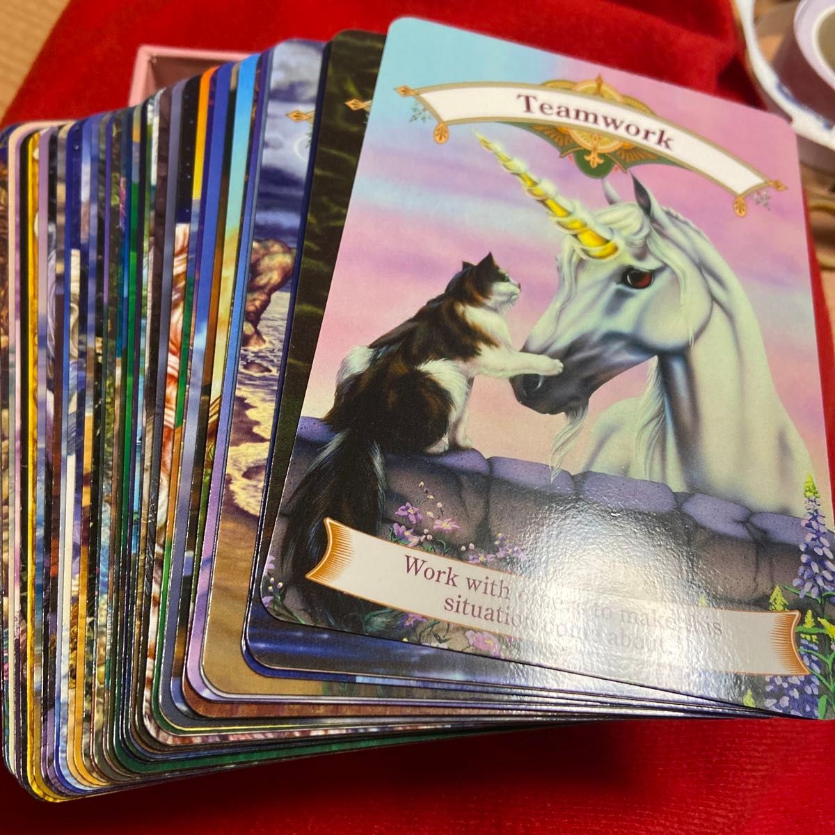 希少 ユニコーンオラクルカード シークレットガーデンボックス