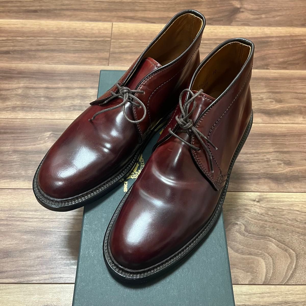 試着済 オールデン 1339 コードバン チャッカブーツ US6 5D Alden