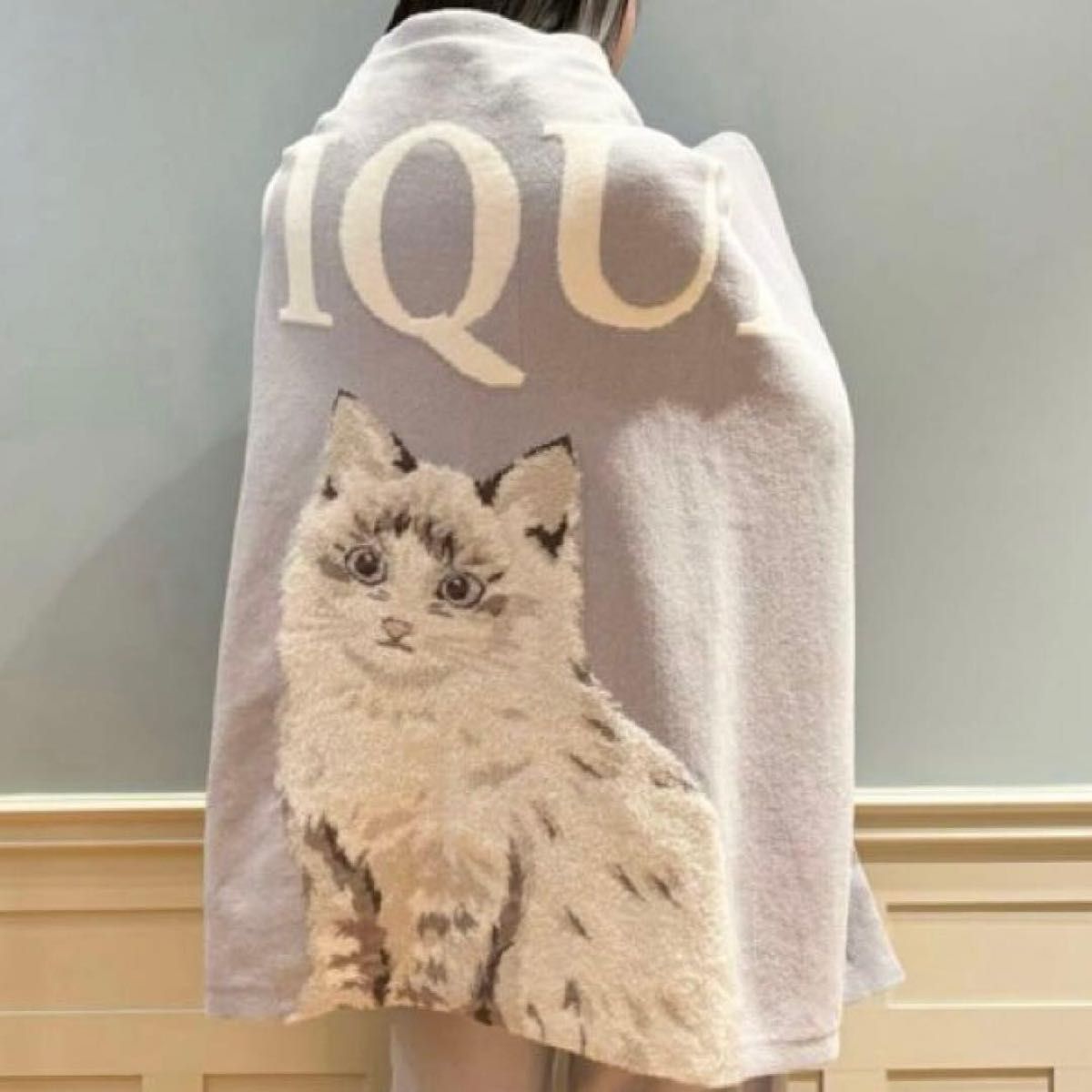新品 正規品 ジェラートピケ CATジャガードブランケット サイベリアン