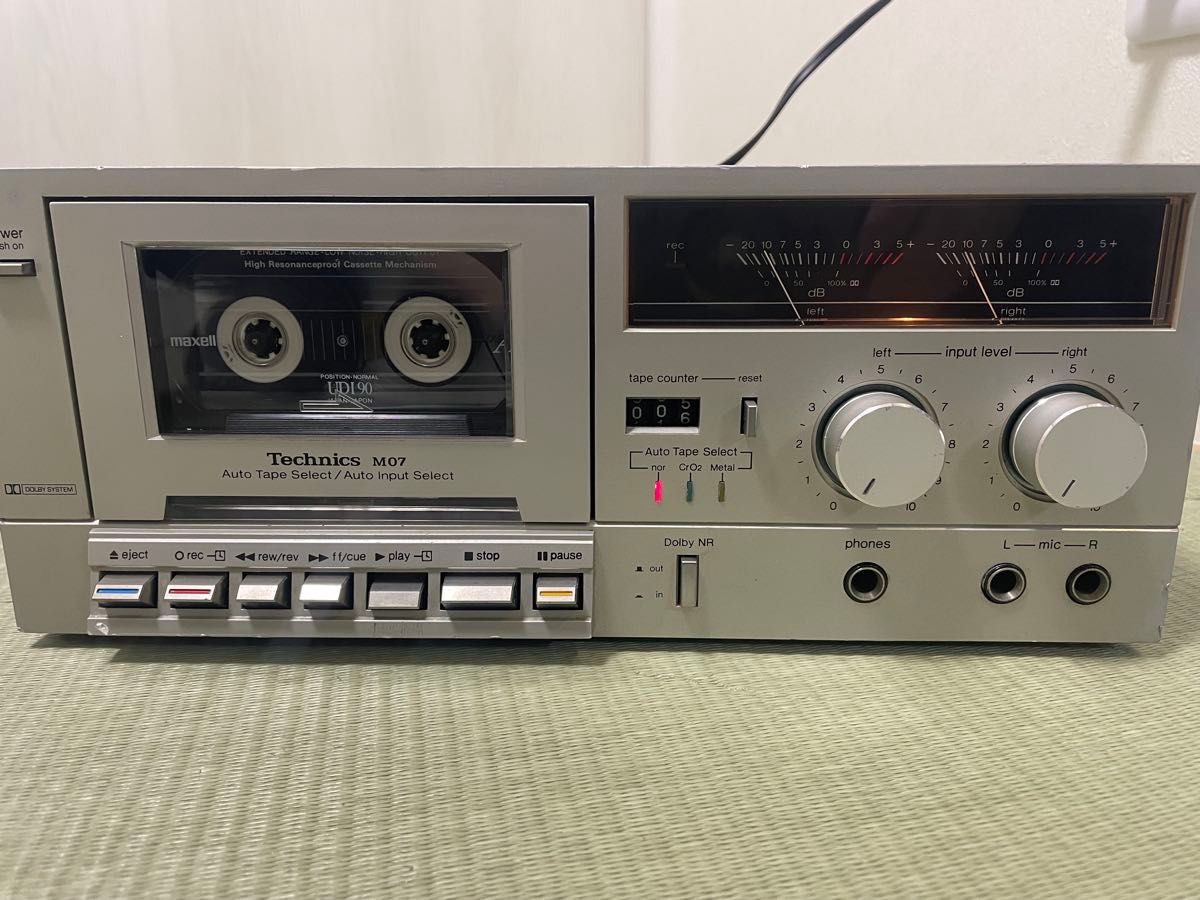 Technics RS-M07 カセットデッキ 昭和レトロ オーディオ機器 即日発送