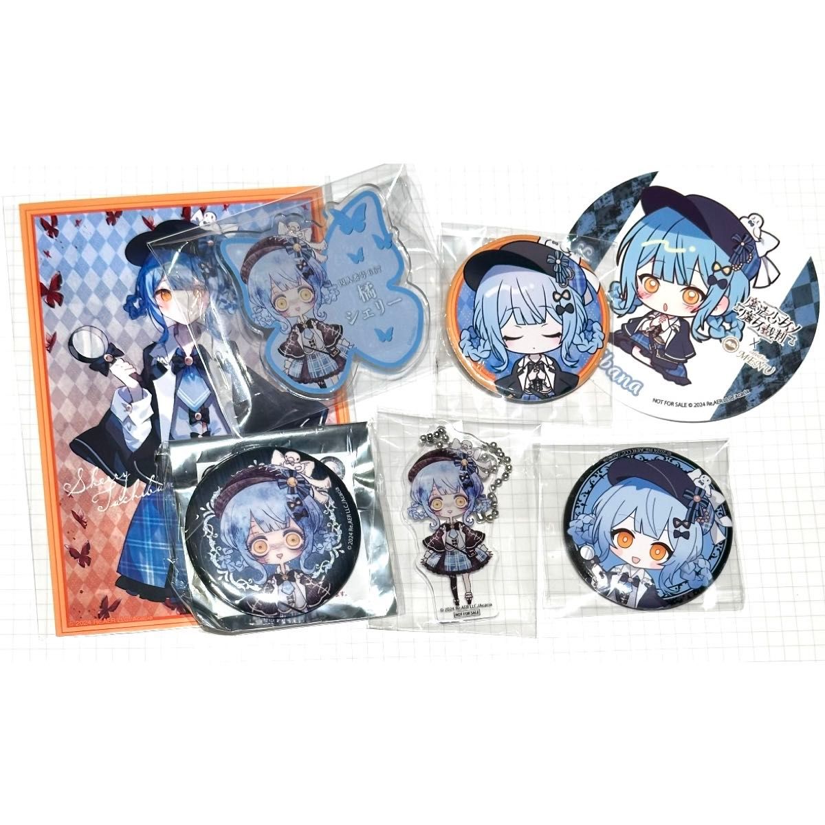 魔法少女ノ魔女裁判 タワレコ 特典 アクキー 缶バッジ まのさば 橘