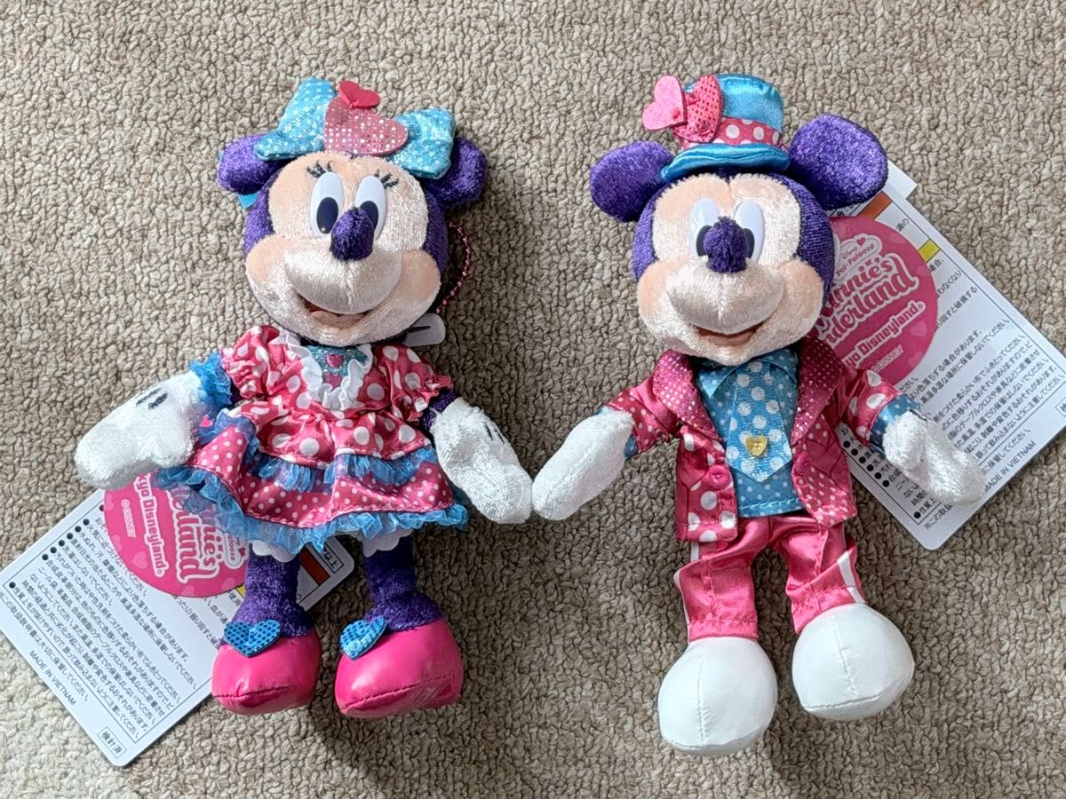 ディズニー・パルパルーザ ミニー ファンダーランド ぬいぐるみバッジ