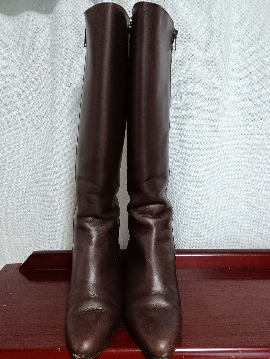 サルバトーレフェラガモ フェラガモ ガンチーニ レザー ブラウン