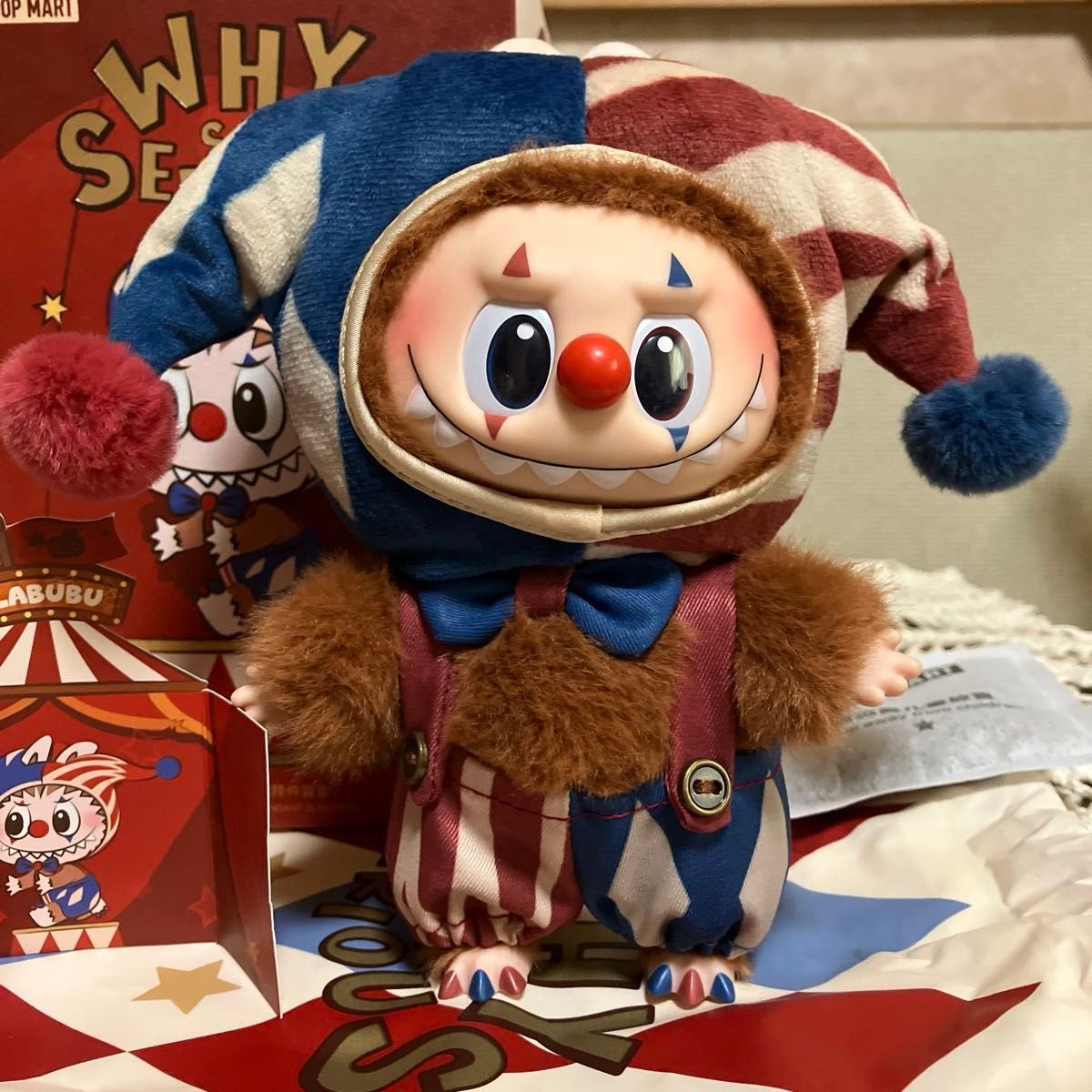 正規品】Why So Serious Juggling Clown ラブブぬいぐるみペンダント