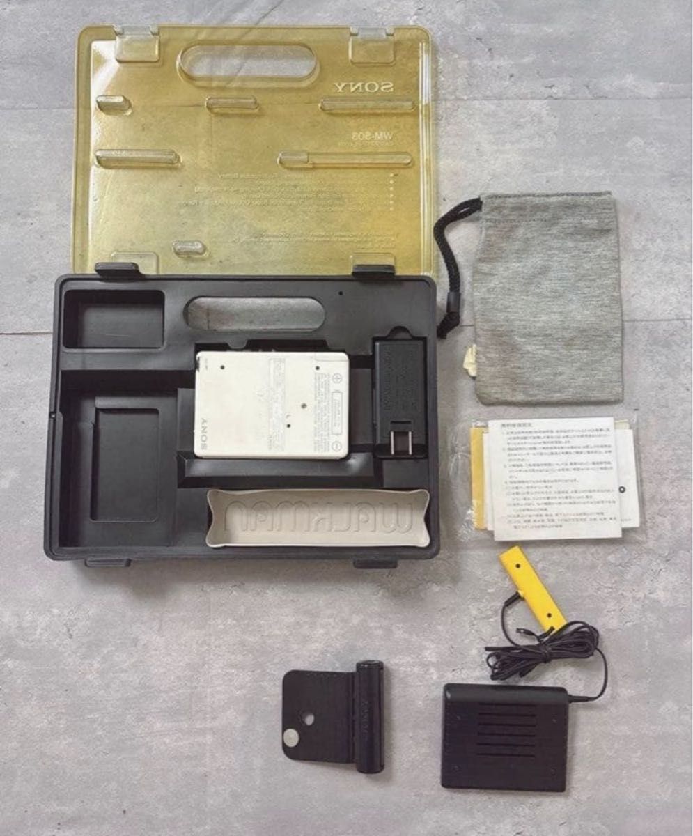 激レア 保証書付 ジャンク SONY WALKMAN WM-503 ウォークマン カセット