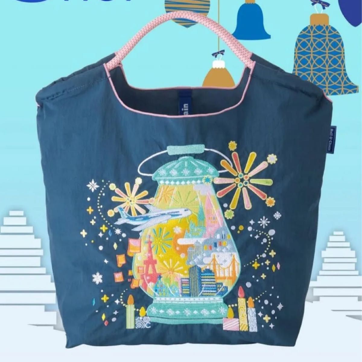 ANA ボールアンドチェーン エコバッグ Mサイズ コラボ 限定 機内販売