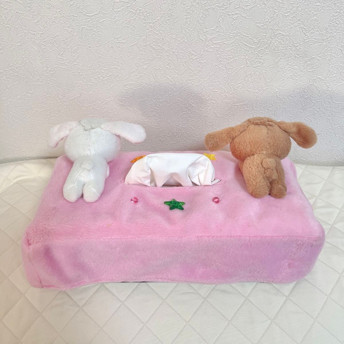 2009年 当時物 シュガーバニーズ ぬいぐるみ マスコット ティッシュ