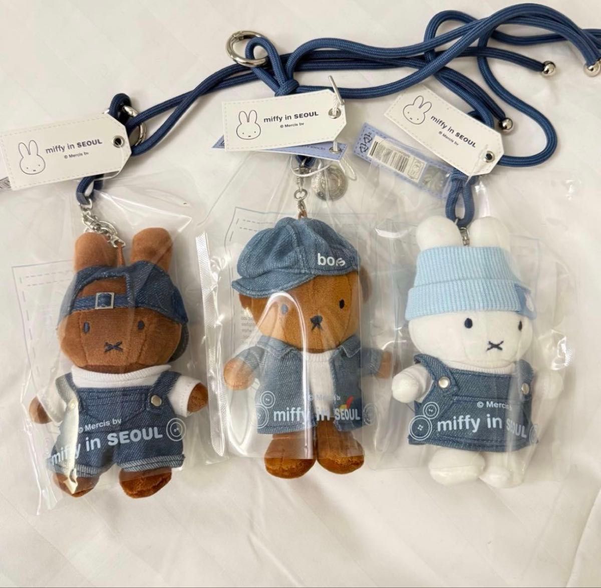 ミッフィー ソウル デニム キーリング 3種セット 韓国限定｜Yahoo