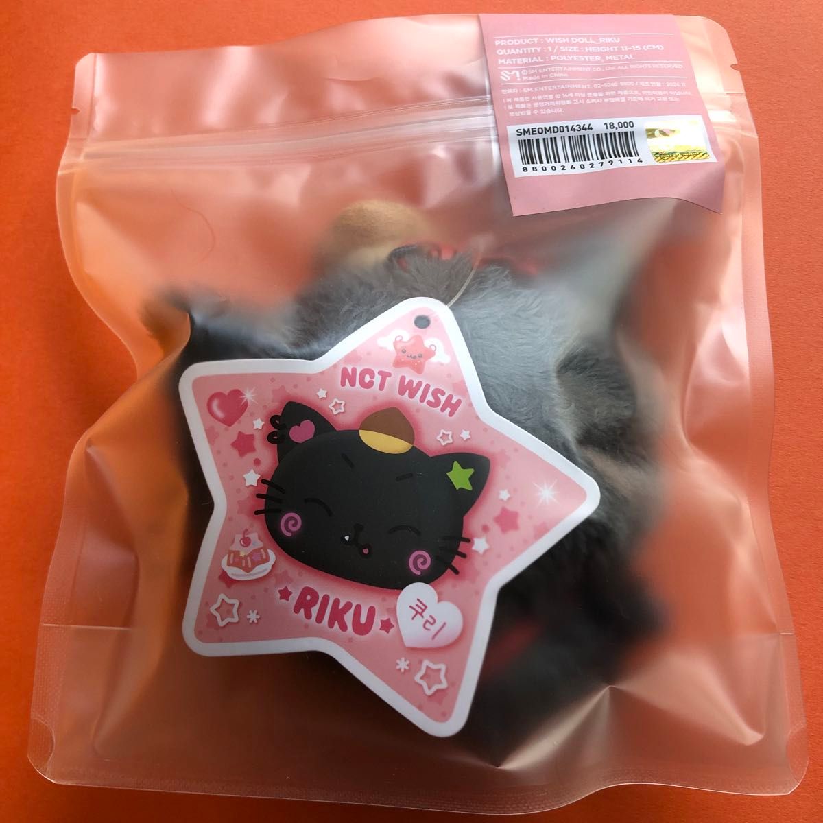 リク ぬいぐるみ NCTWISH WISHDOLL RIKUウィチュ 未開封 クリ NCT WISH
